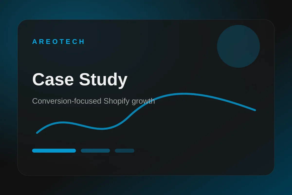 Conversion-focused Shopify redesign case study preview