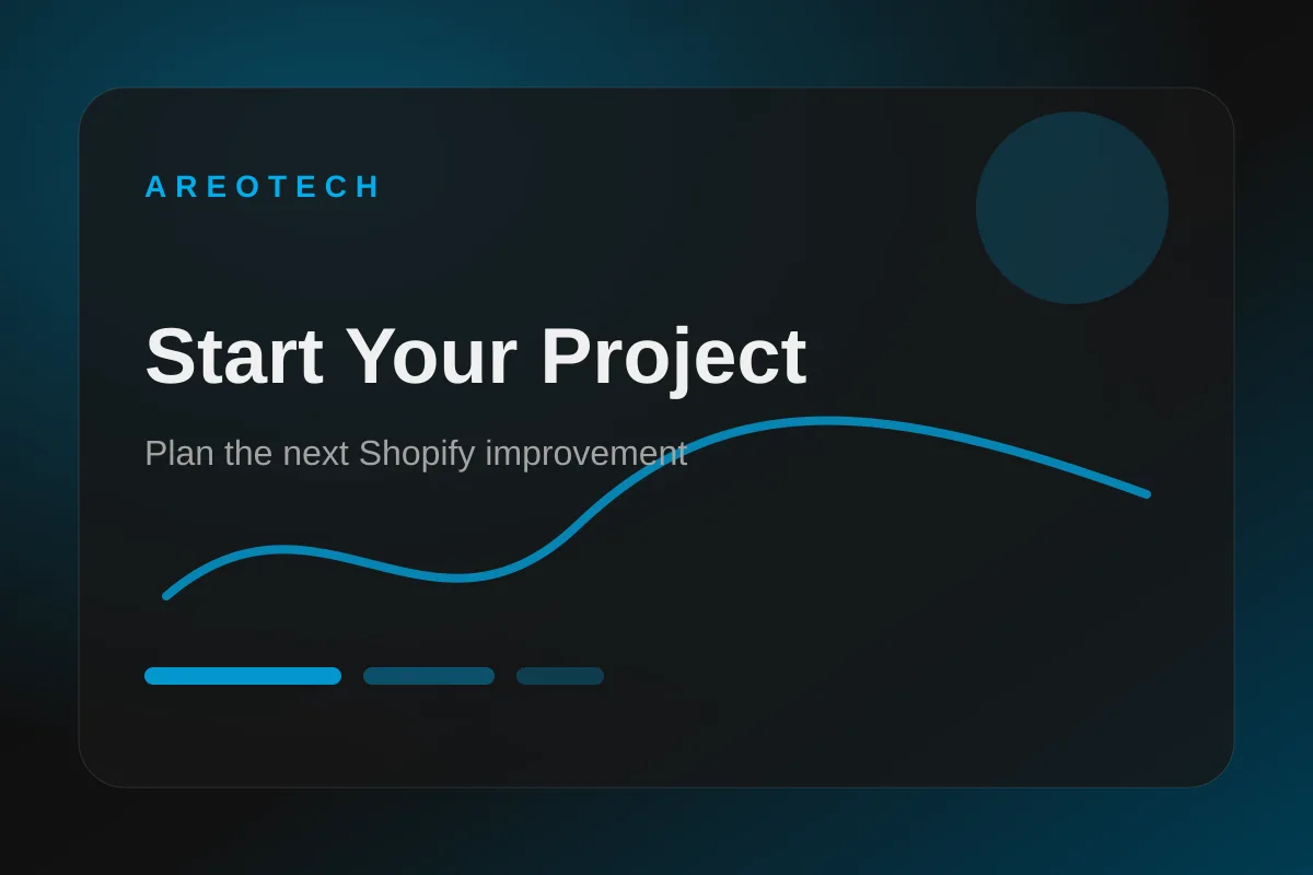 AreoTech Shopify consultation workspace for Canadian merchants