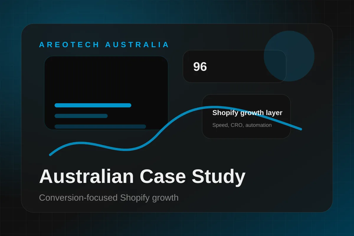 Premium UK storefront rebuild case study preview