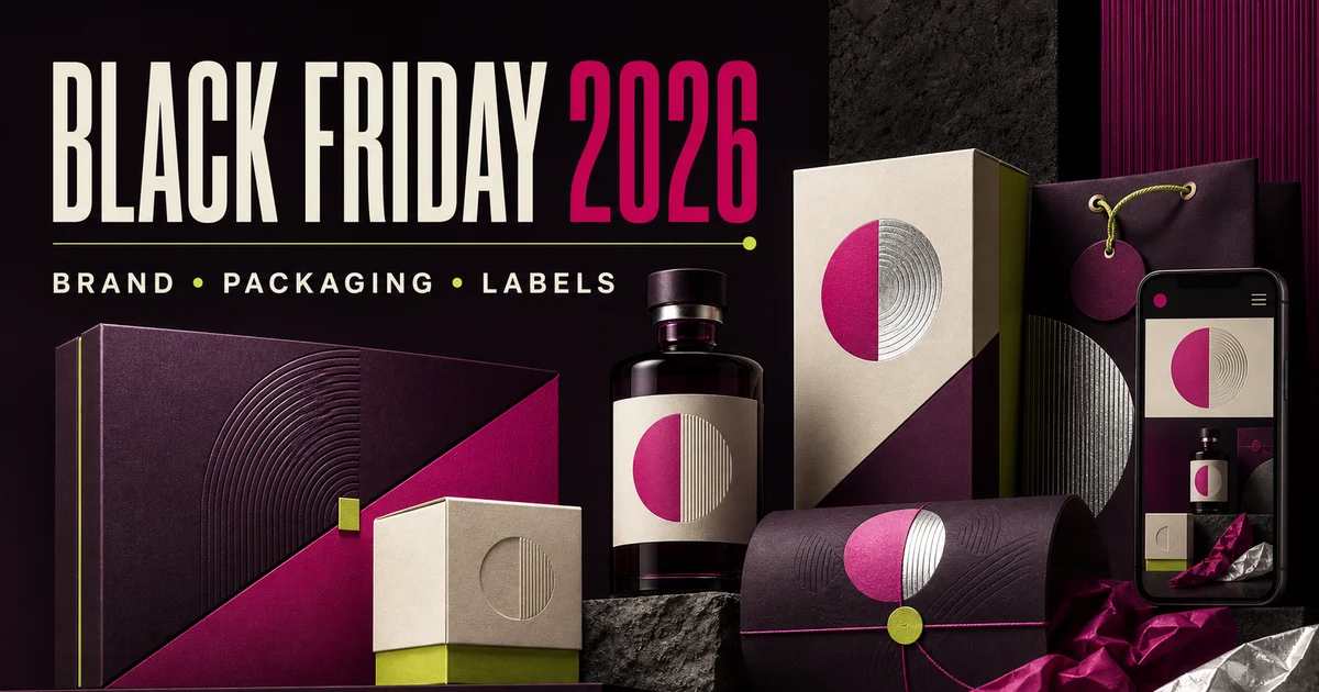 Is Your Brand Ready for Black Friday? Identity, Packaging and Label Design Guide